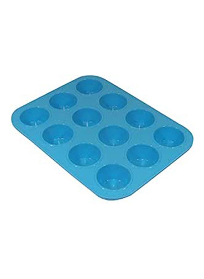 Cupcake Pan 12 Moulds Blue
