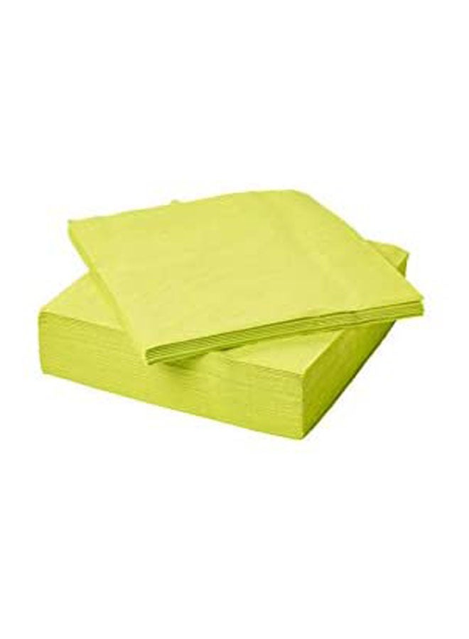 ماركة غير محددة Disposable Napkins - 50 Pieces Green 