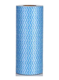 Generic Disposable Non-Woven Cloth Multifunctional Cleaning Towel Disposable Washing Towel 50 Tablets Blue 