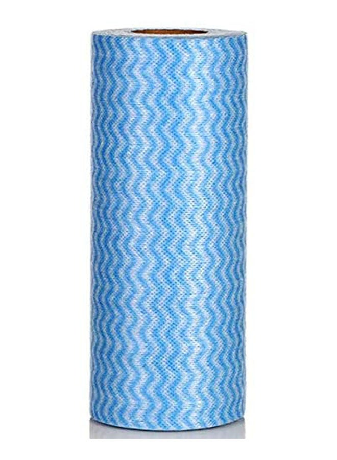 ماركة غير محددة Disposable Non-Woven Cloth Multifunctional Cleaning Towel Disposable Washing Towel 50 Tablets Blue 