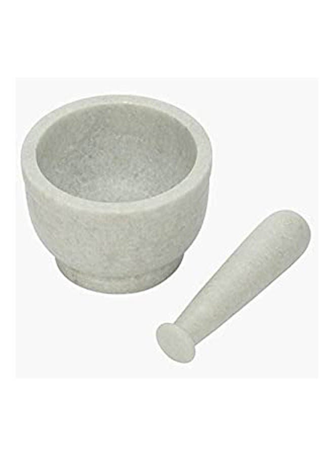 Marbel Mortar & Pestle Sets White