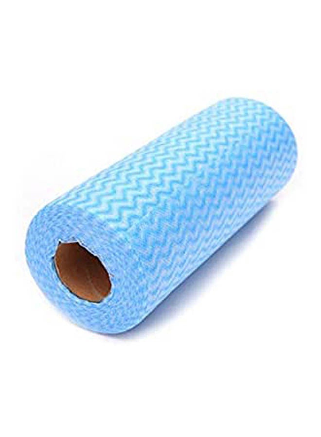 Microfiber Solid Pattern Athletic Towel Blue