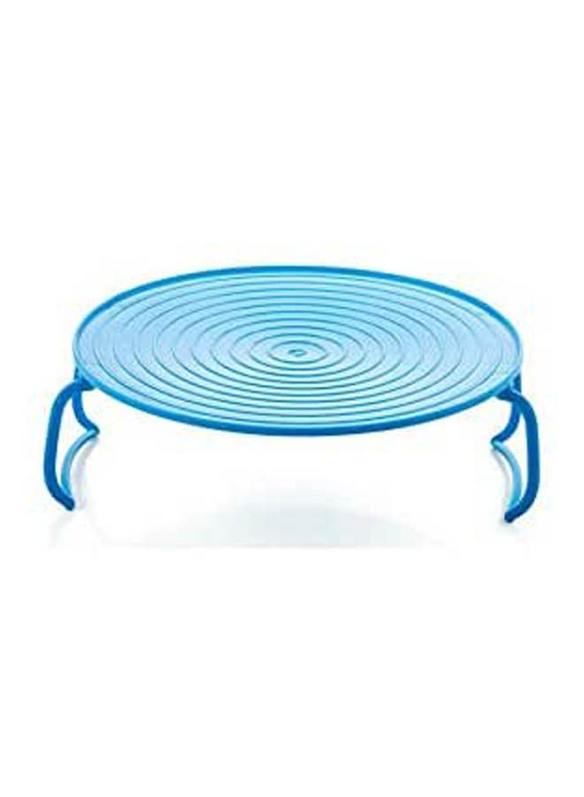Microwave Oven Heating Shelf Double Insulated Heating Kitchen Tray Rack Blue  - Image 1