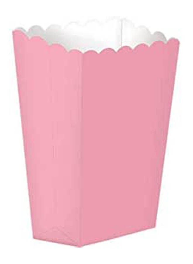 New Paper Popcorn Boxes Pink