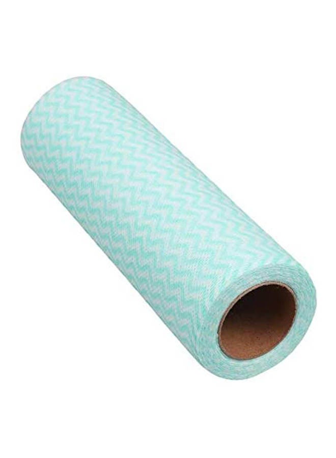 Non Woven Reusable Cleaning Wipe Wash Towel For Kitchen & Household Roll Blue