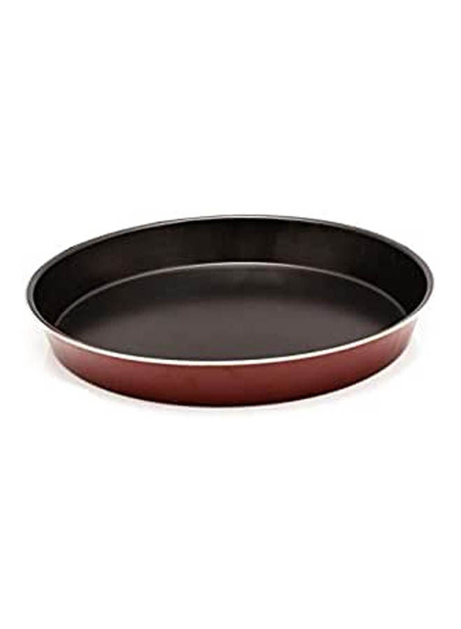 Generic Non Stick Round Plate Red 36x5.5cm 