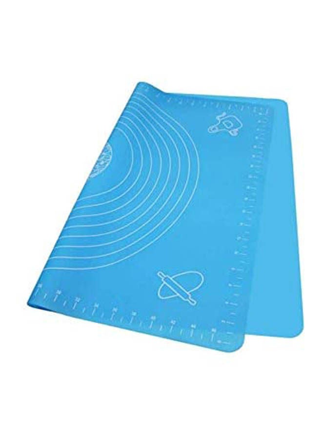 Pastry Mat Extra Silicone Baking Mat With Measurements Non Stick Non Slip Pastry Rolling Mat Blue  - Image 2