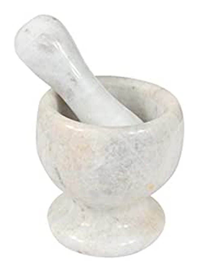 Pestle And Mortar White 8.5cm 