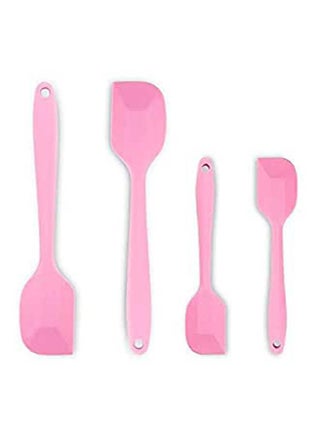 Silicone Spatula Scraper Set With Hygienic Solid Coating Pink - v1651576509/N53267682A_1