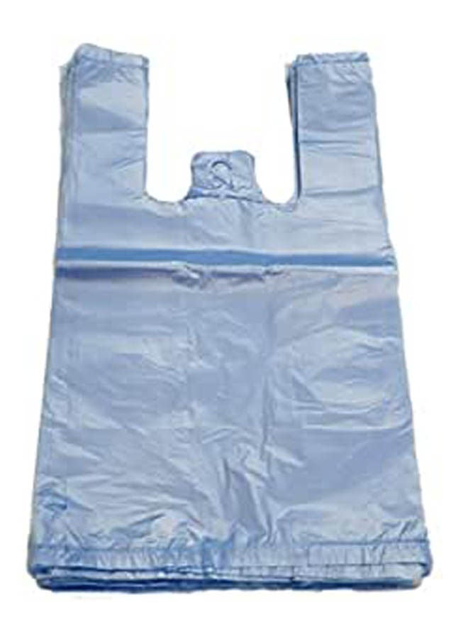Plastic Bags T Shirt Blue 23X21cm