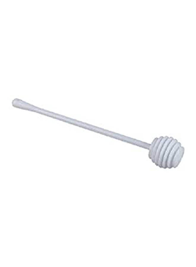 Plastic Honey Dipper Stick White