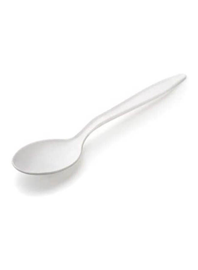 Plastic Spoon Disposable Nos White