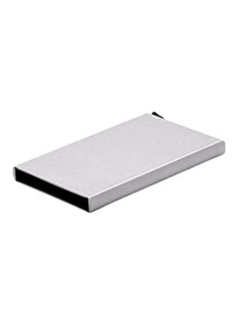 Card Holder And Id Case Silver