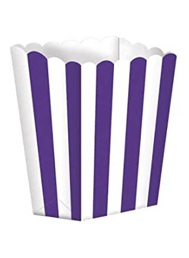 Popcorn Favor Box Small Purple