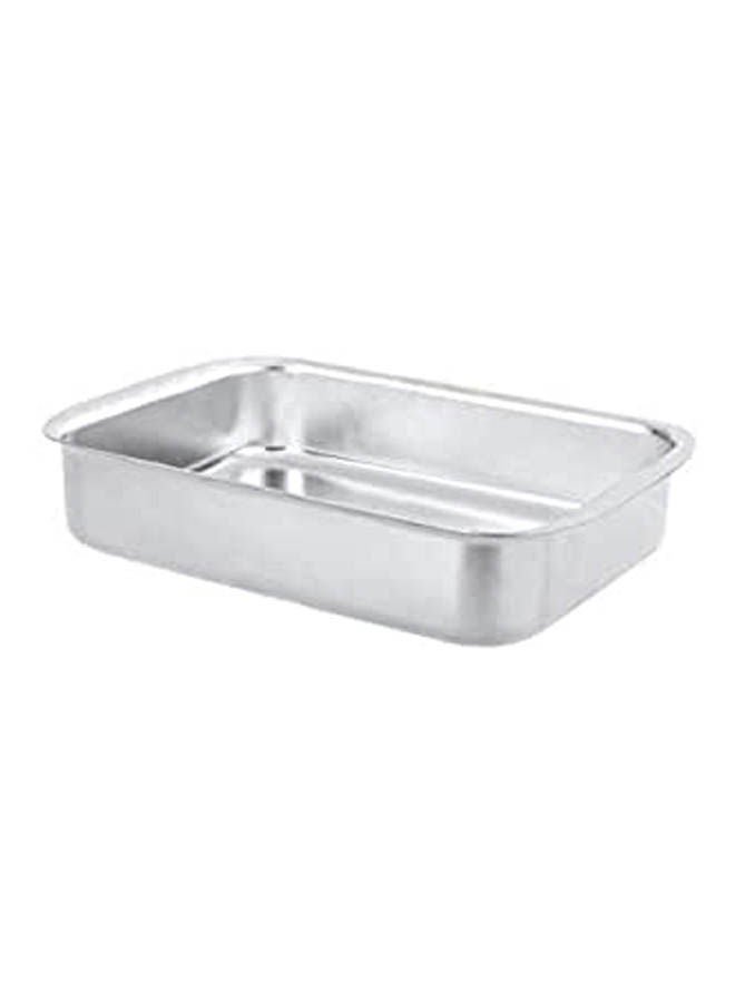 ماركة غير محددة Rectangular Aluminium Tajine Silver 