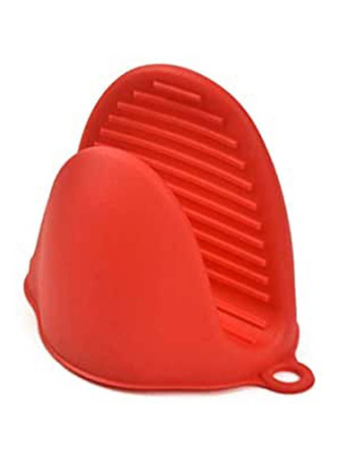 High Temperature Silicone Thermal Insulation Anti Slip Baking Oven Microwave Oven Chuck Glove .X Red