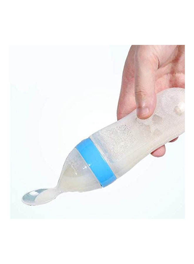 Round Spoon Head Of Extruded Feeding Bottle With Silica Gel Blue - Image 2
