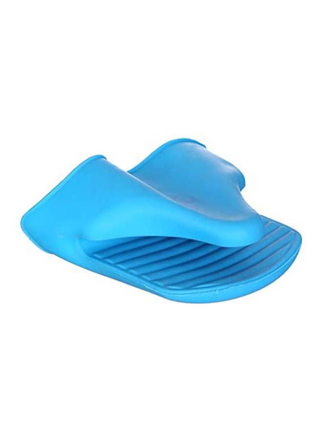 Silicon Oven Mitts Blue