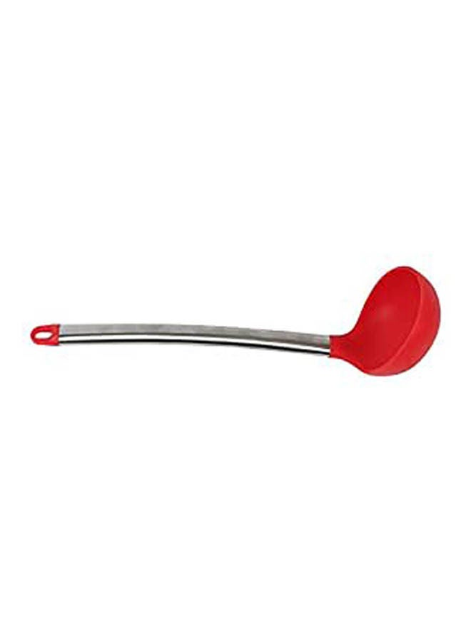 Silicone And Metal Ladle Red