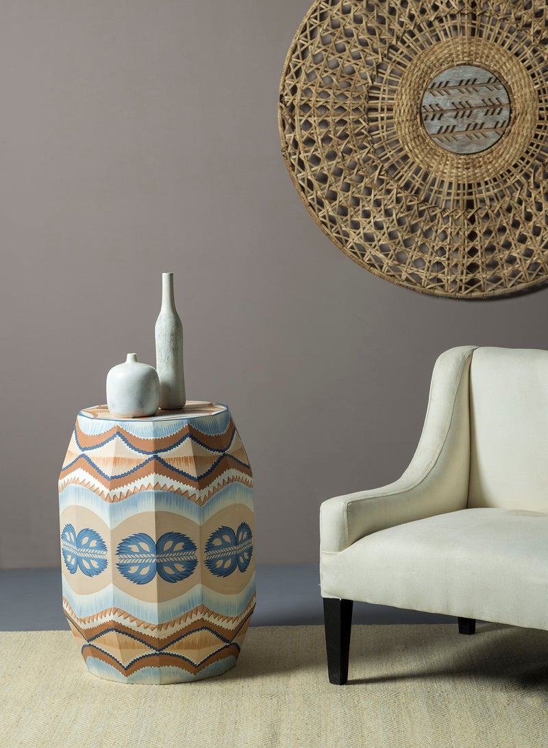 ebb & flow - Side Table Luxurious - In Multicolour Wood - Used Next To Sofa As Coffee Corner Multicolour - Image 1