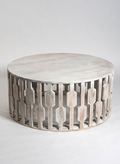 Coffee Table Luxurious -Used As Coffee Corner In White Wood - Size 100 X 100 X 45 White 100 x 100 x 45cm