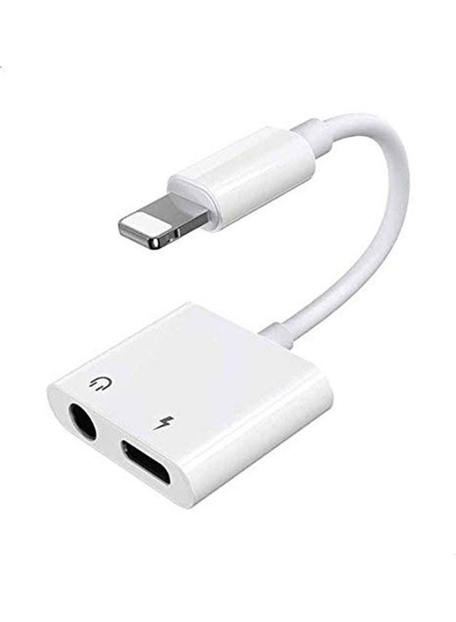 JOYROOM Ben Series Lightning Audio And Charging Cable White  - Image 1