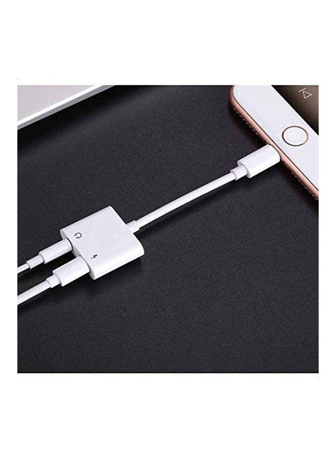 JOYROOM Ben Series Lightning Audio And Charging Cable White  - Image 2