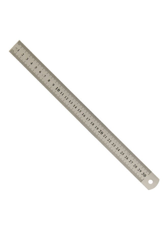 Steel Ruler Silver