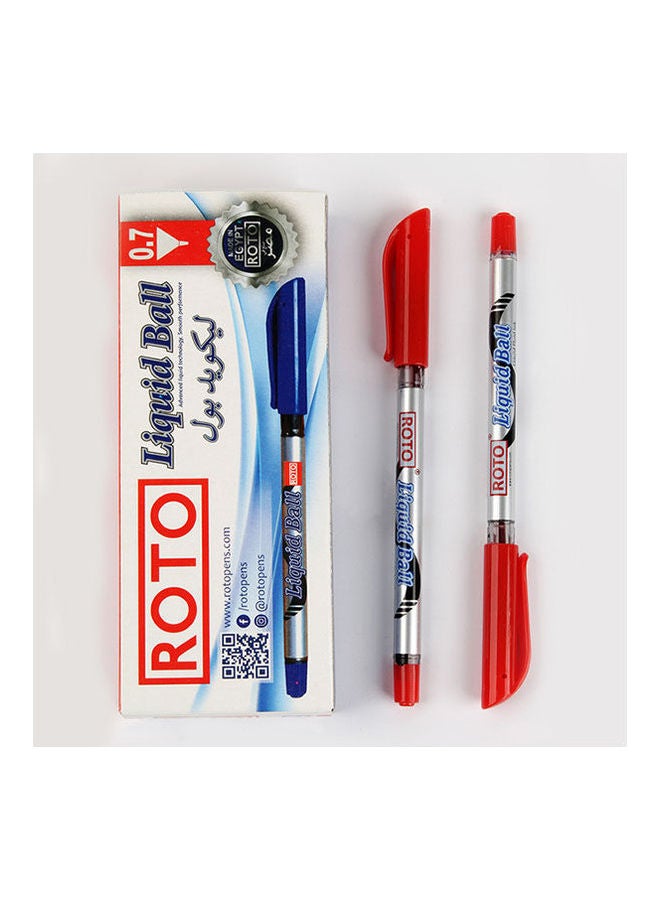 Roto Ballpoint Pen 12 pcs Red  - Image 1