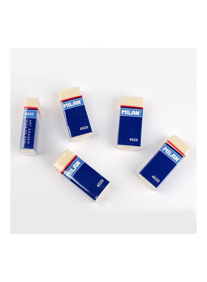 MILAN Soft Synthetic Rubber Eraser 4020 Blue - Image 2