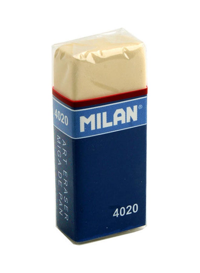 MILAN Soft Synthetic Rubber Eraser 4020 Blue - Image 3