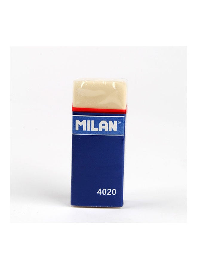 MILAN Soft Synthetic Rubber Eraser 4020 Blue - Image 1