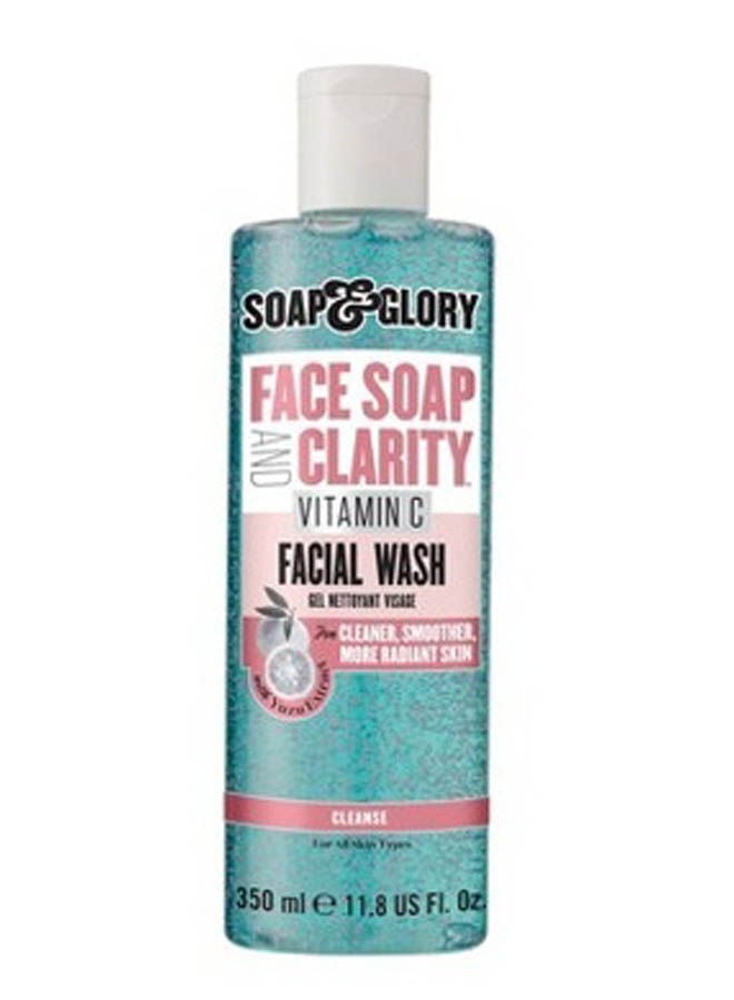 Soap & Glory - Facial Wash And Cleanse With Vitamin C Blue 350ml - Image 1