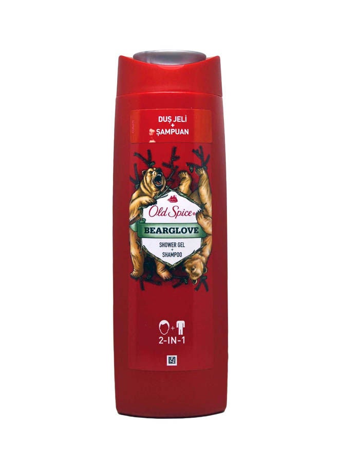 Old Spice Bearglove Shower Gel With Shampoo 2in1 Red 400ml 