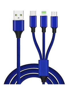 temax Usb Charge Cable For Androids Iphone 7 Blue 