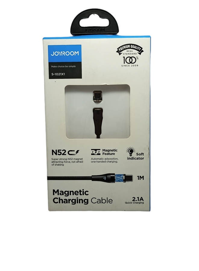 JOYROOM Magnetic Charging Cable S-1021X1 2.1A Black 