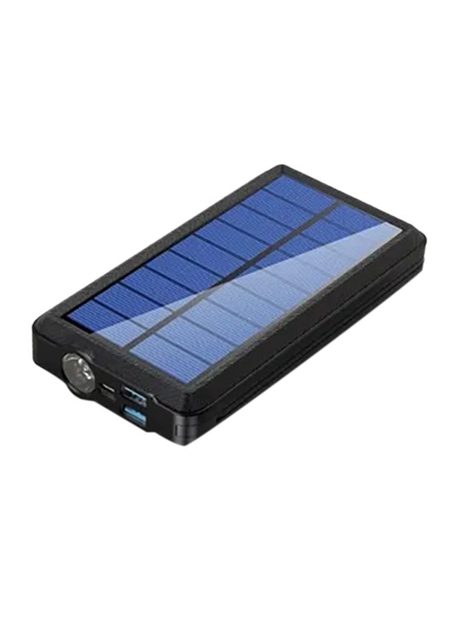 كروني باور بنك CN-158 للشحن اللاسلكي يعمل بالطاقة الشمسية أسود - Image 1