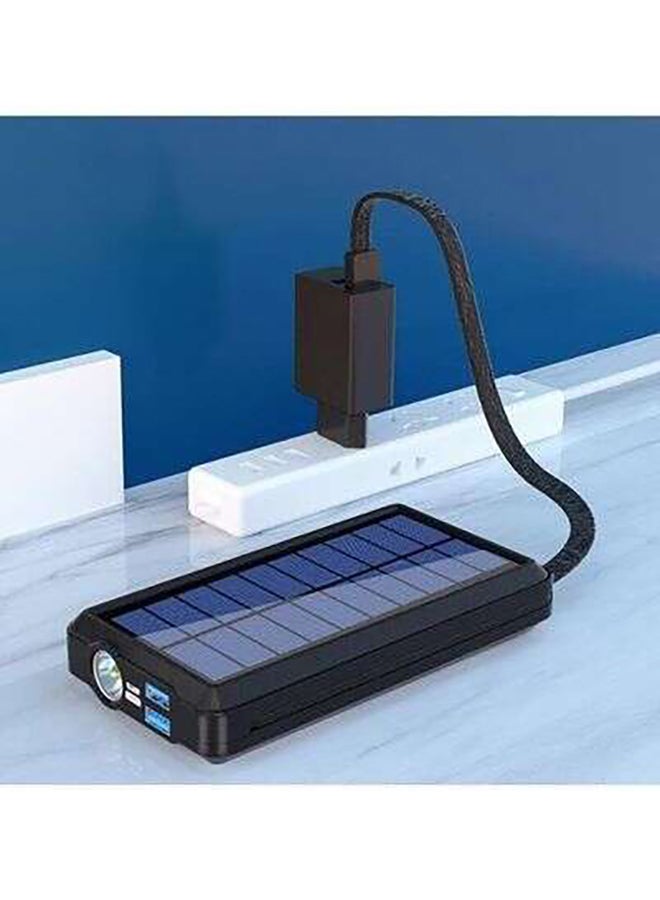 كروني باور بنك CN-158 للشحن اللاسلكي يعمل بالطاقة الشمسية أسود - Image 5