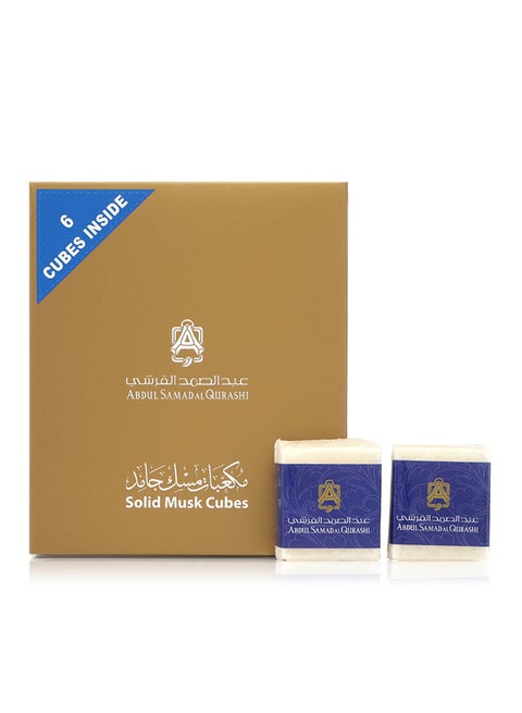 Pure White Musk Solid Cubes Box