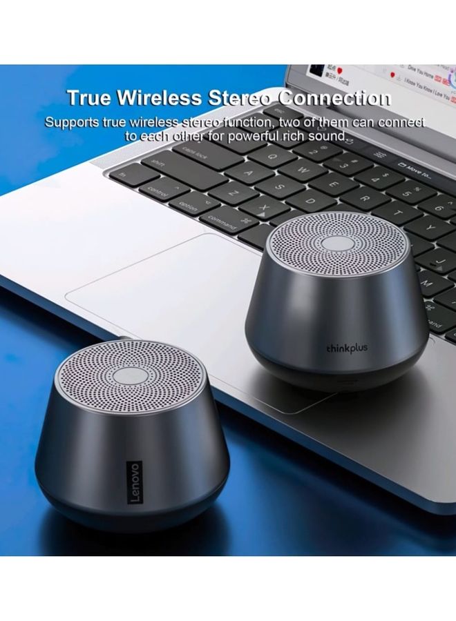Lenovo - ThinkPlus K3 Pro Bluetooth Speaker Grey - Image 1