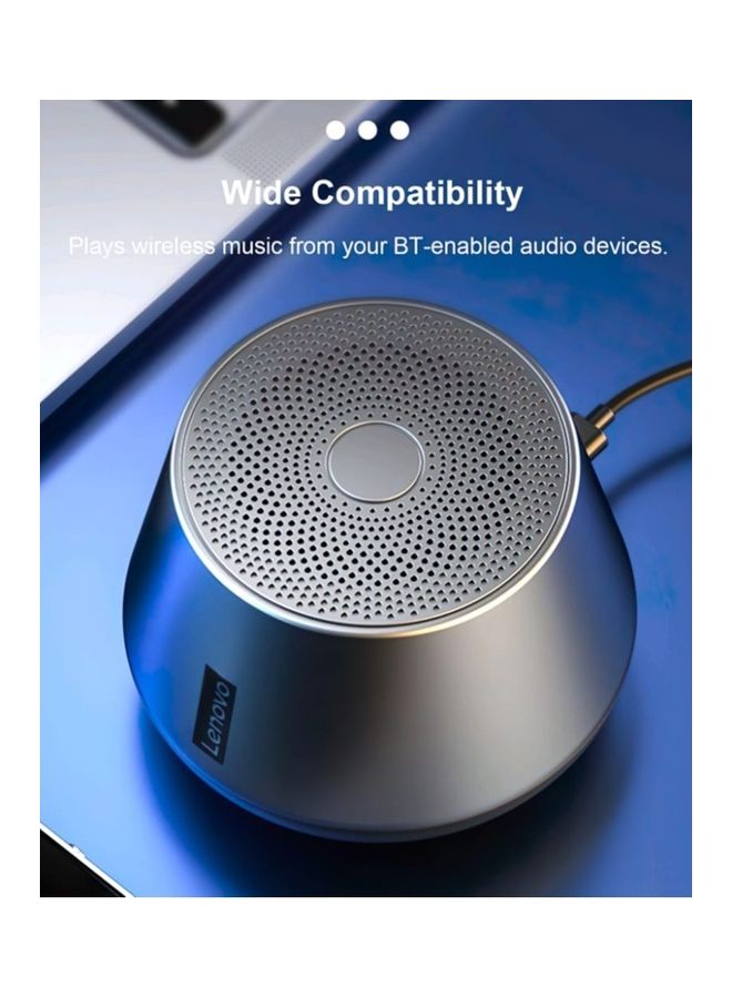 Lenovo - ThinkPlus K3 Pro Bluetooth Speaker Grey - Image 1