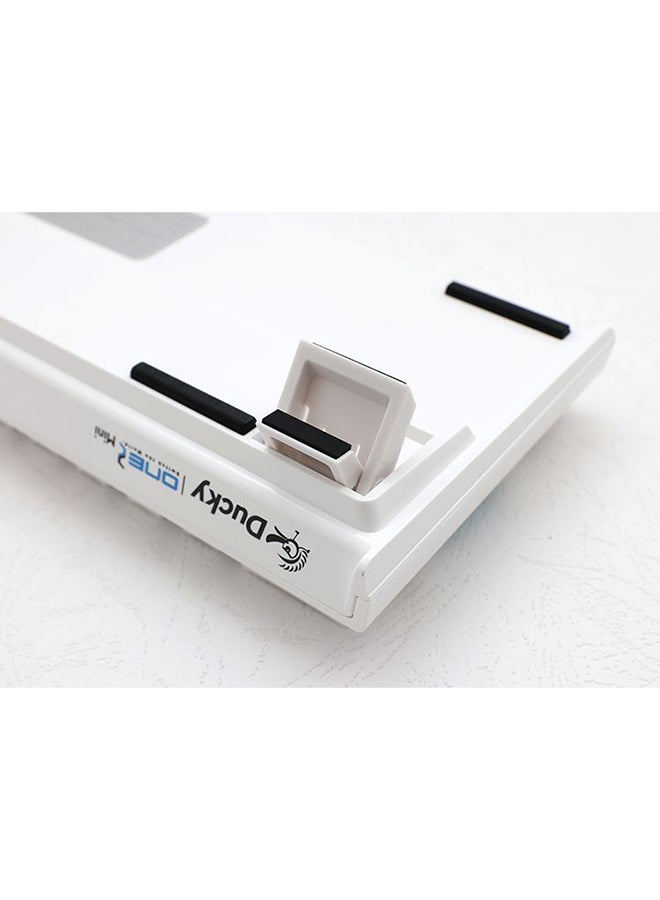 داكي لوحة مفاتيح صغيرة للألعاب ون 2 بمفاتيح بلون أبيض وأزرق تدعم تنسيق اللغة العربية - Image 2