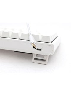 Ducky One 2 Mini White Red Switch Arabic layout Gaming Keyboard  - Image 3