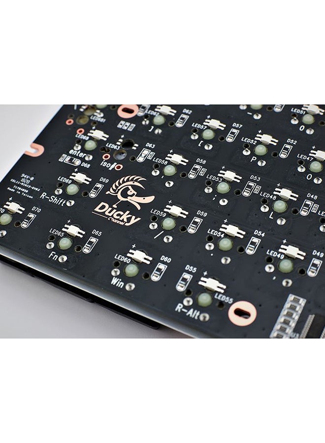 داكي لوحة مفاتيح صغيرة للألعاب ون 2 بمفاتيح بلون أبيض وأزرق تدعم تنسيق اللغة العربية - Image 4