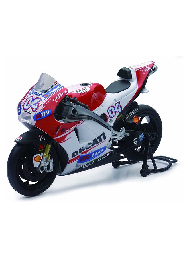 New-Ray Ducati Desmosedici Dovisoso No.4 Model Motorbike Multicolour - Image 2