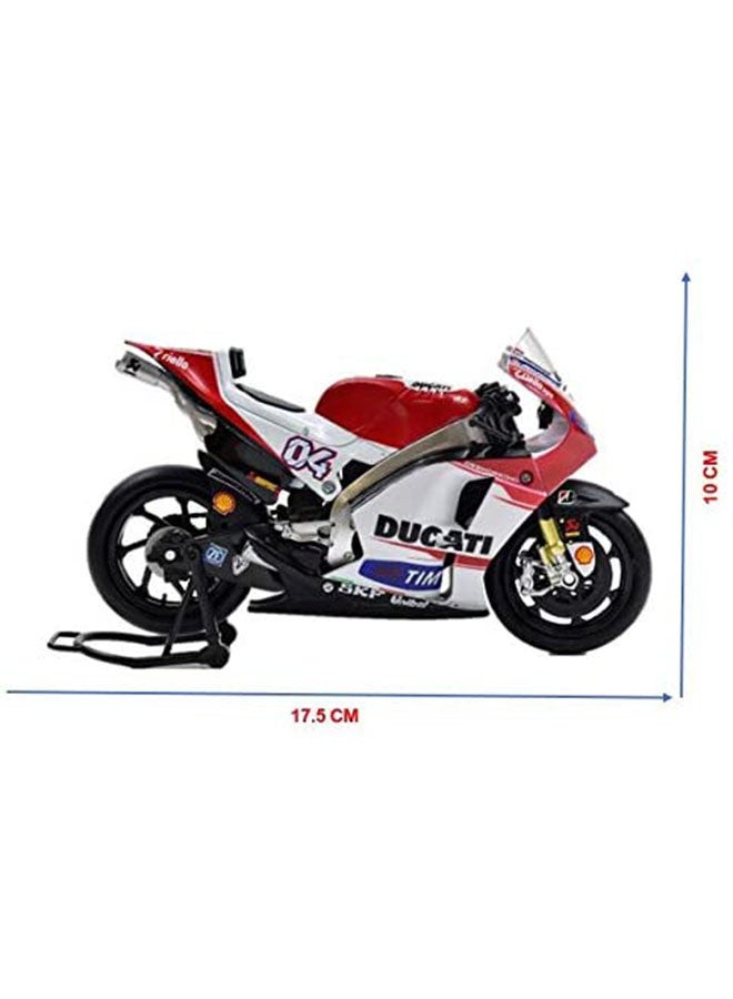 New-Ray Ducati Desmosedici Dovisoso No.4 Model Motorbike Multicolour - Image 3