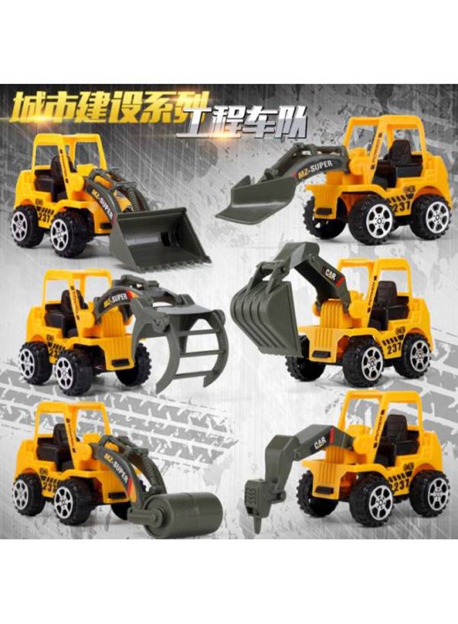 Generic - 6-Piece Engineering Construction Forklift Truck Toy Set - Image 1