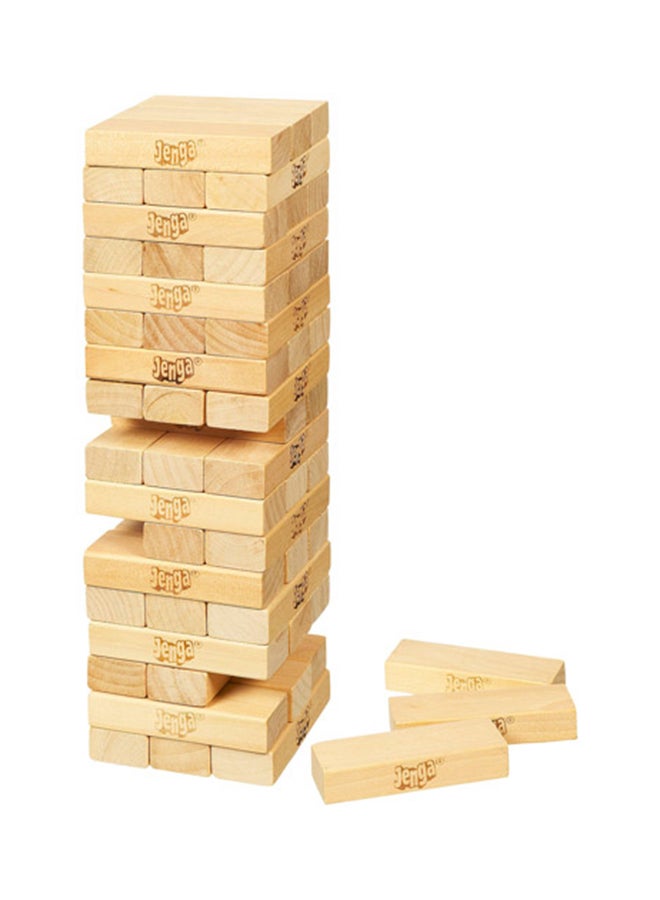 هاسبرو - جيمينج A2120 مجموعة بناء مكعبات Jenga الكلاسيكية المكونة من 54 قطعة، لاعب واحد أو أكثر بعمر 6 سنوات فما فوق - Image 2