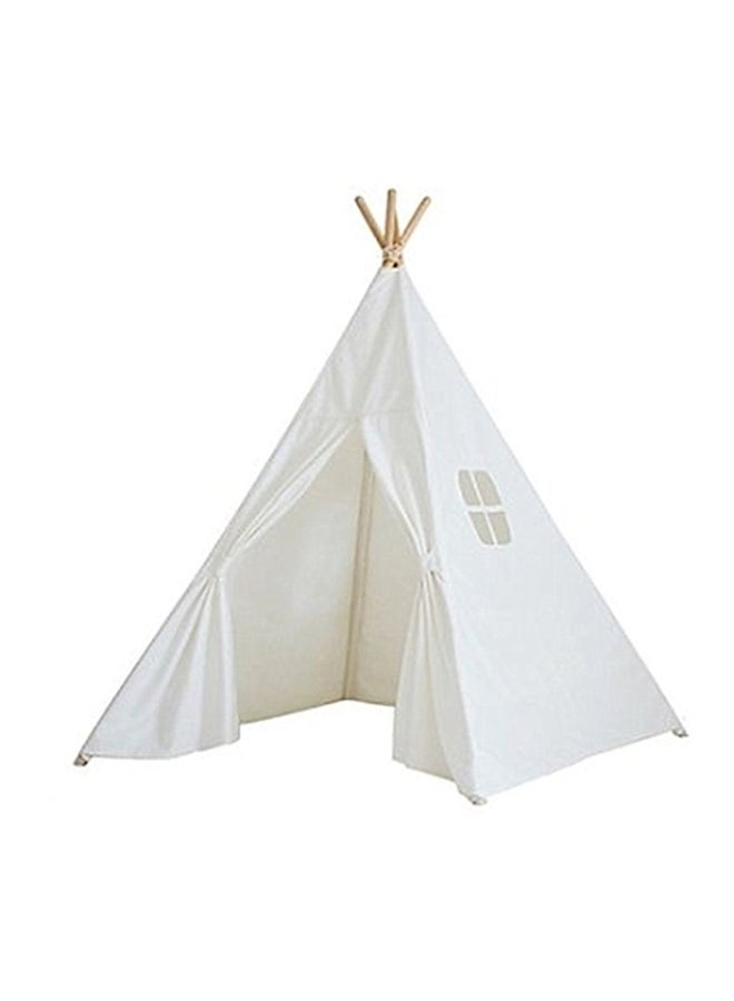 Cartoon Teepee Cotton Canvas Play Tent - Image 1