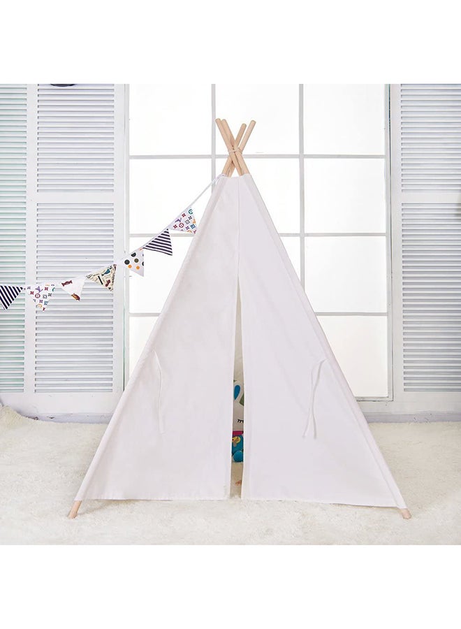 Cartoon Teepee Cotton Canvas Play Tent - Image 3